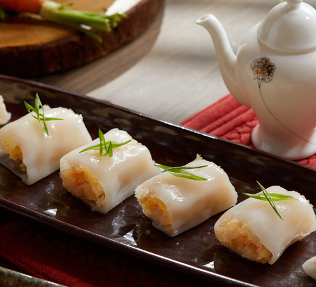 Crispy Shrimp Wrapped in Rice Noodle Roll