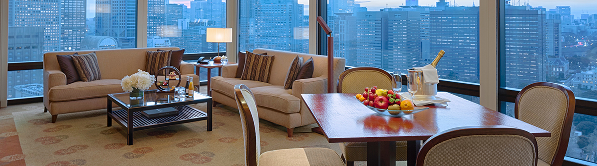 Deluxe suite at the peninsula Tokyo